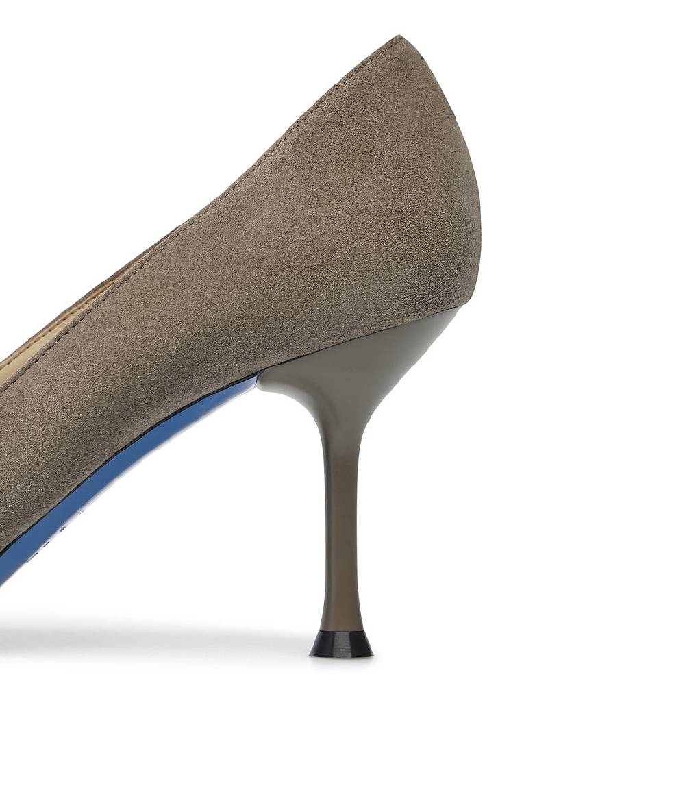 Loriblu Decollete in pelle scamosciata fango Negozi Online