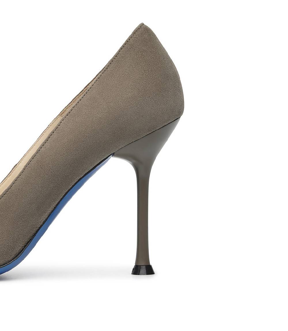 Loriblu Decollete in pelle scamosciata fango Shopping Online