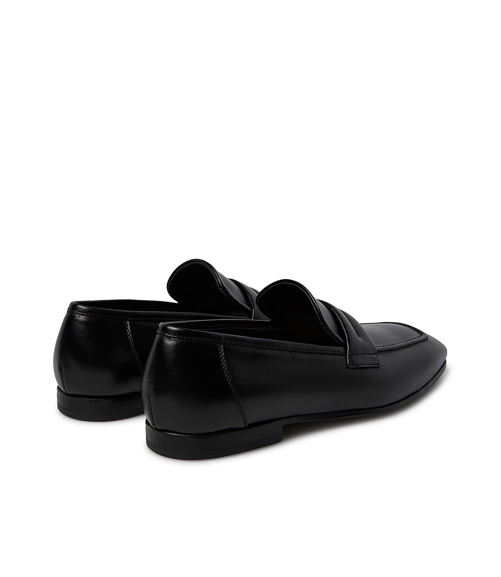Loriblu Mocassino in vitello spazzolato nero Sconto