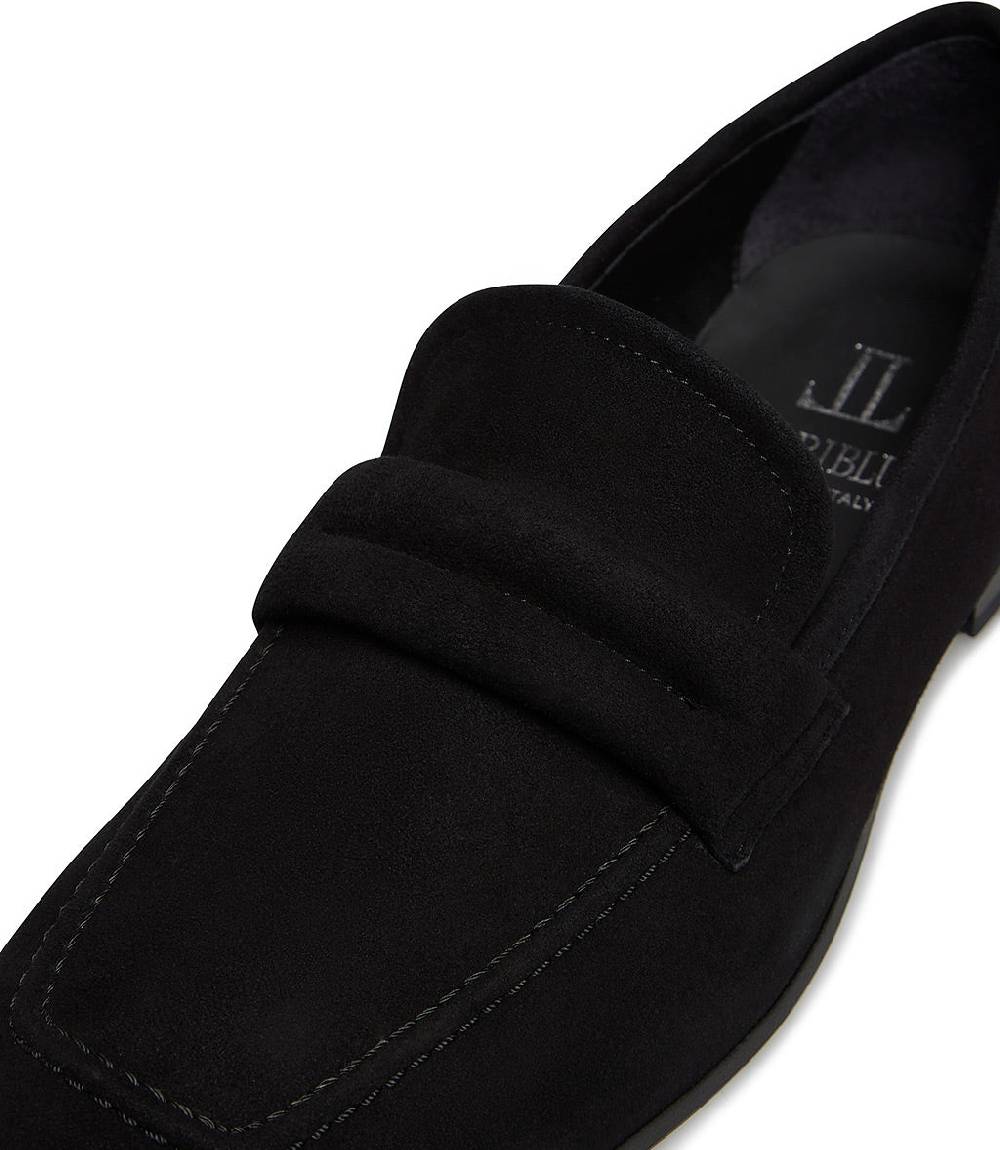 Loriblu Mocassino in camoscio nero Economico