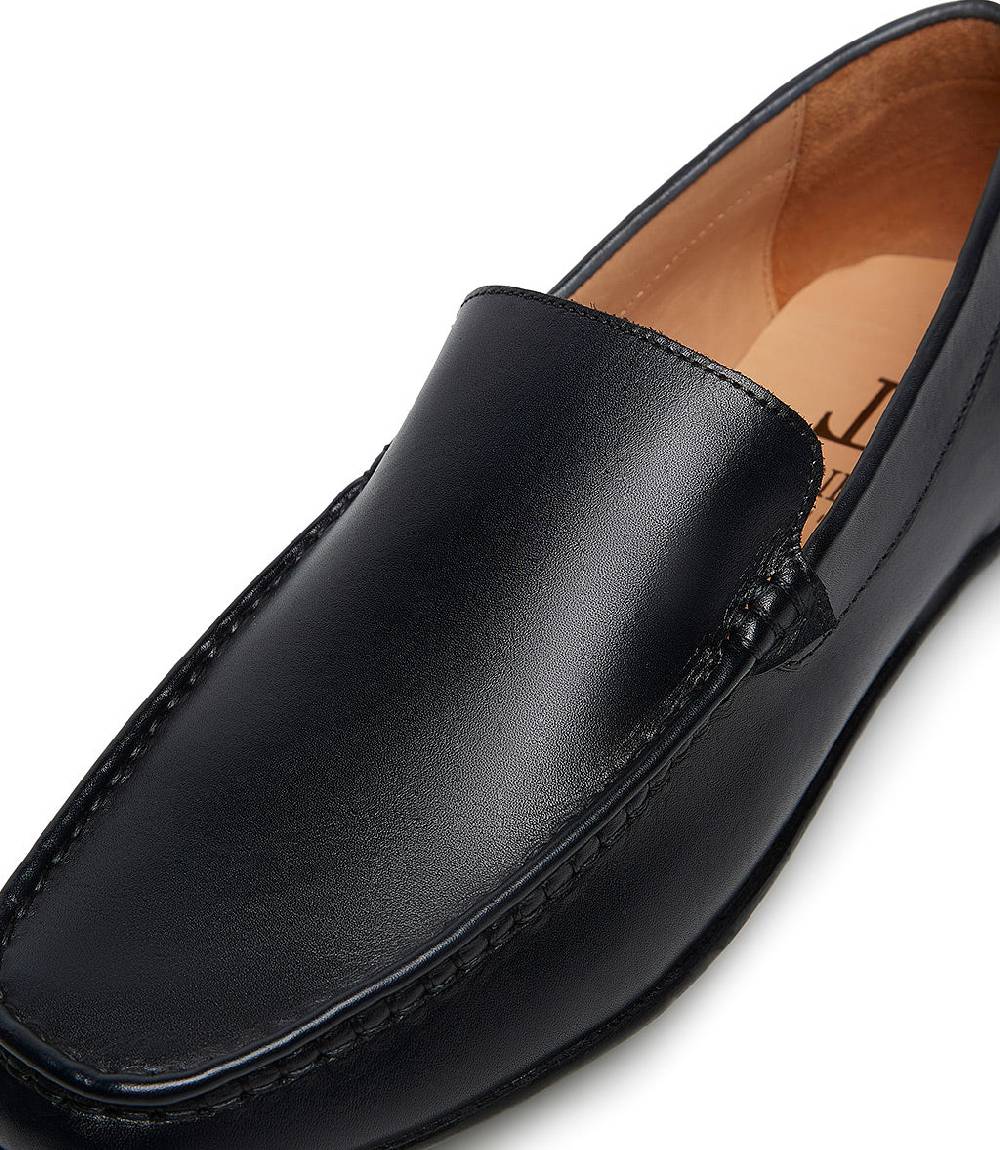Loriblu Mocassino in pelle blu scuro Fino al 50% di sconto