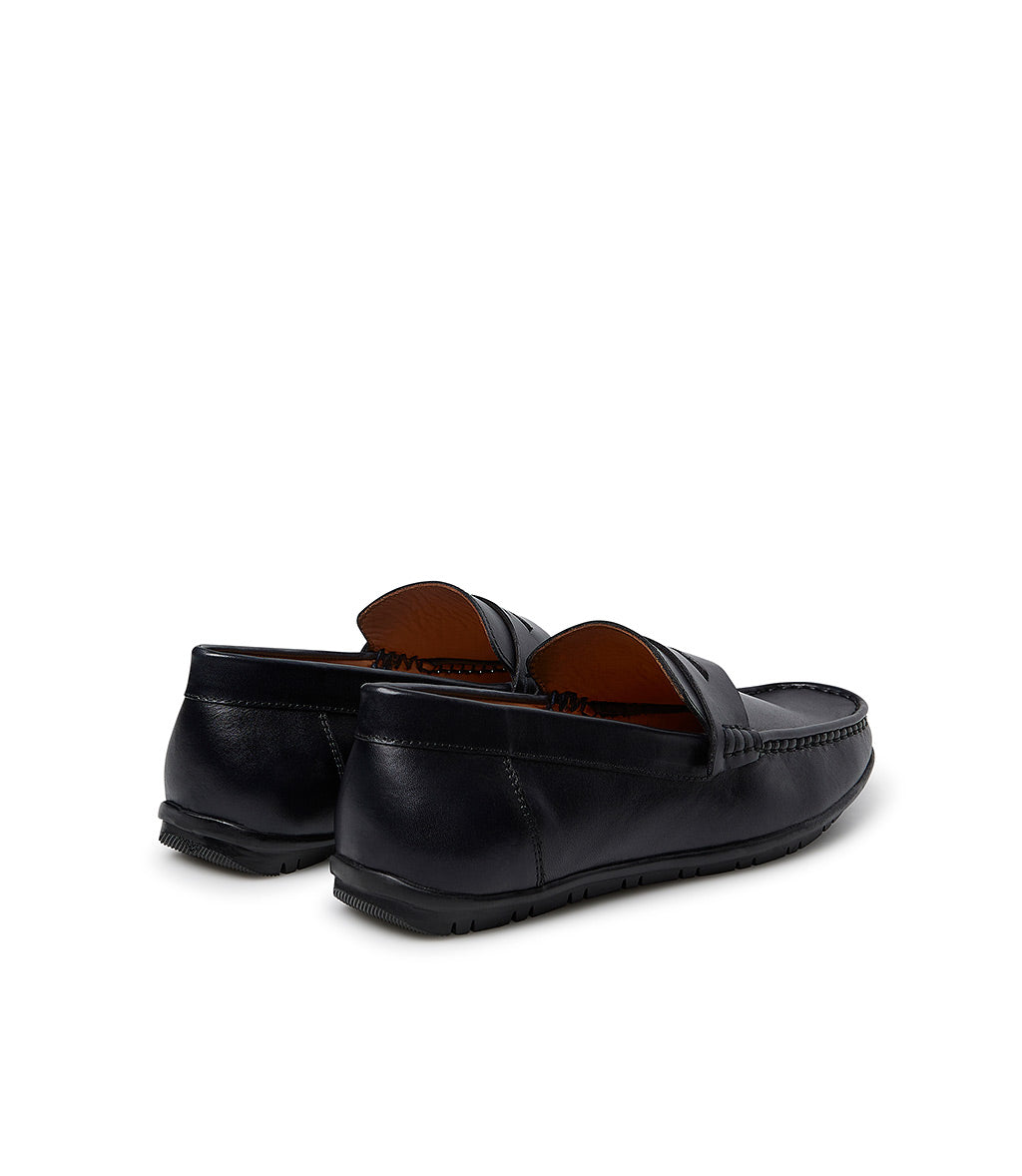 Loriblu Mocassino in pelle blu scuro Saldi Di Fabbrica