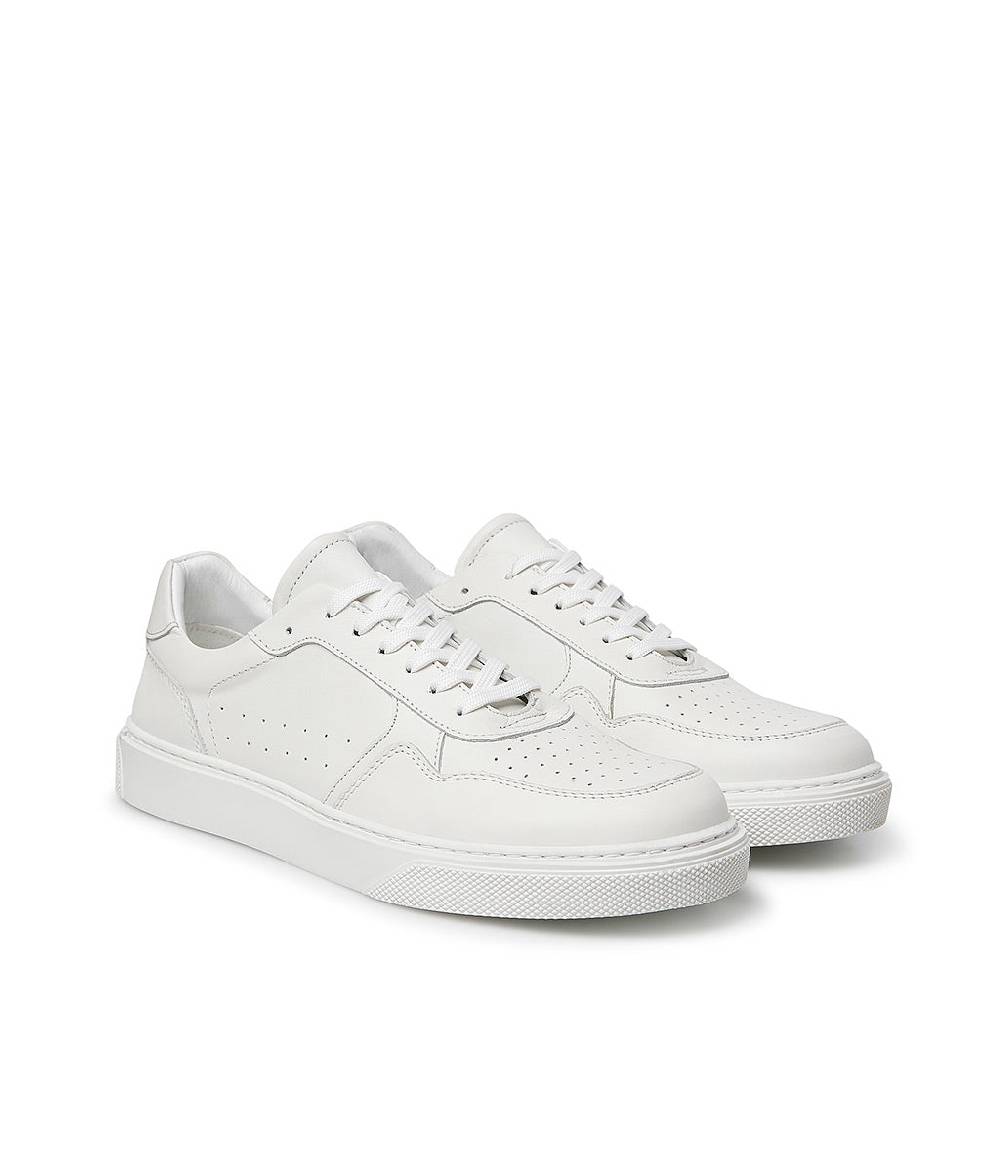 Loriblu Sneaker in pelle e camoscio bianco Negozio