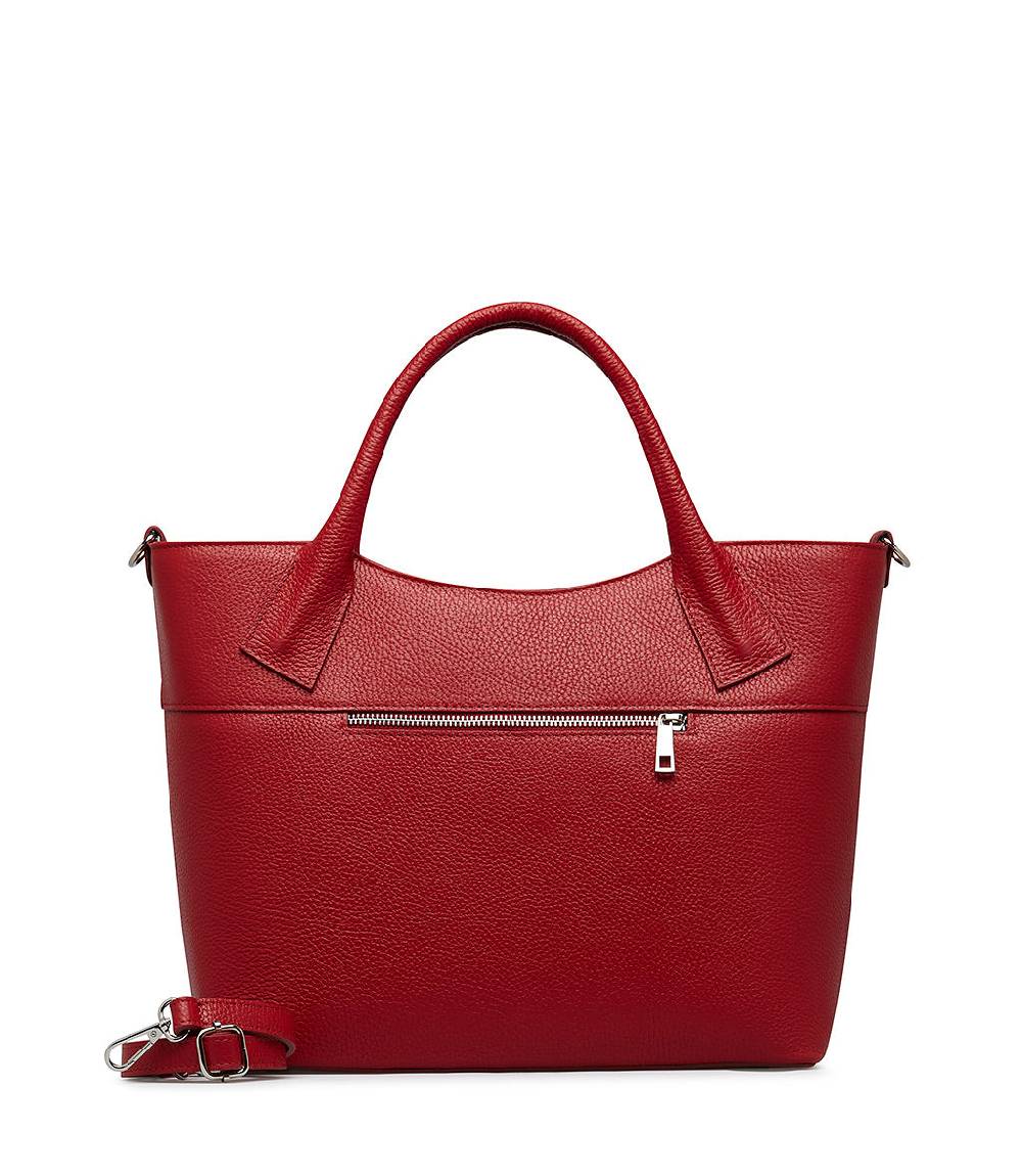 Loriblu Borsa tote bordeaux in pelle stampata 2025