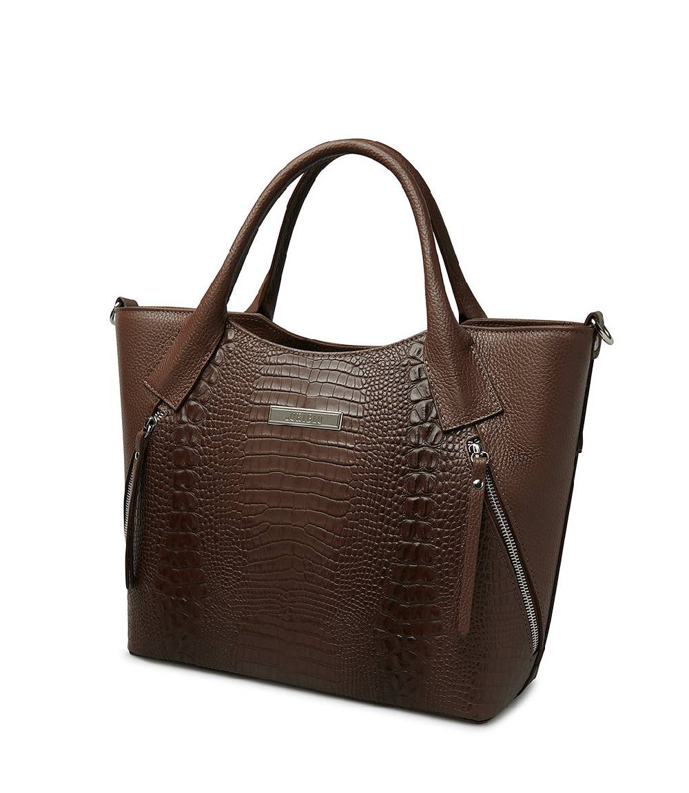 Loriblu Borsa tote cuoio in pelle stampata In Linea