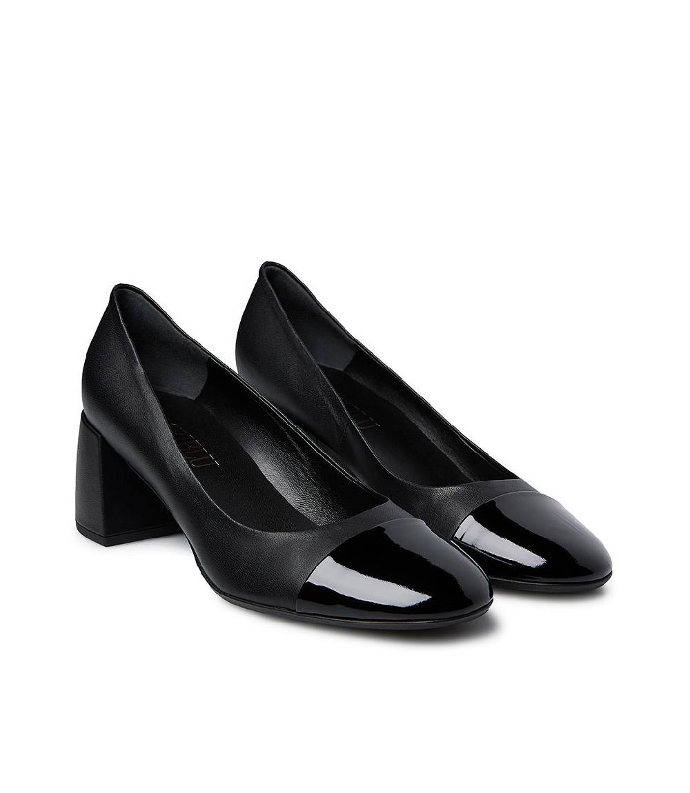 Loriblu Décolleté nappa nero e vernice Offerte