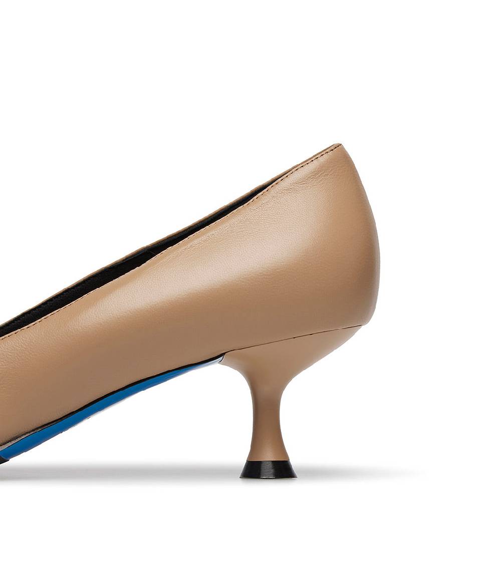 Loriblu Décolleté nappa crusca con cristalli In Saldo