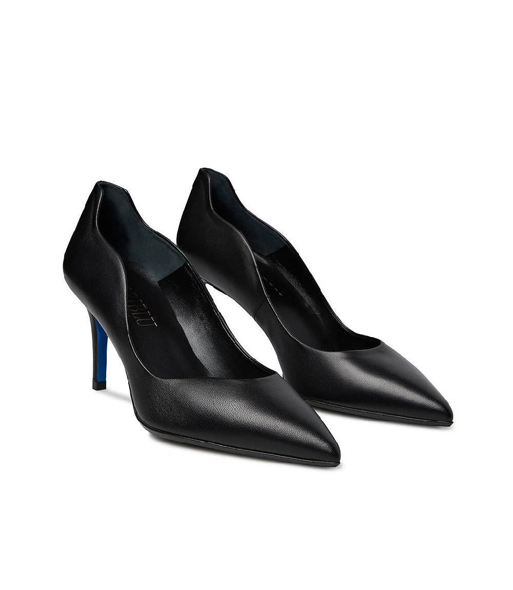 Loriblu Décolleté onda in nappa nero Italy