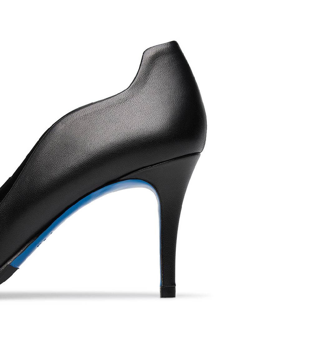 Loriblu Décolleté onda in nappa nero Italy