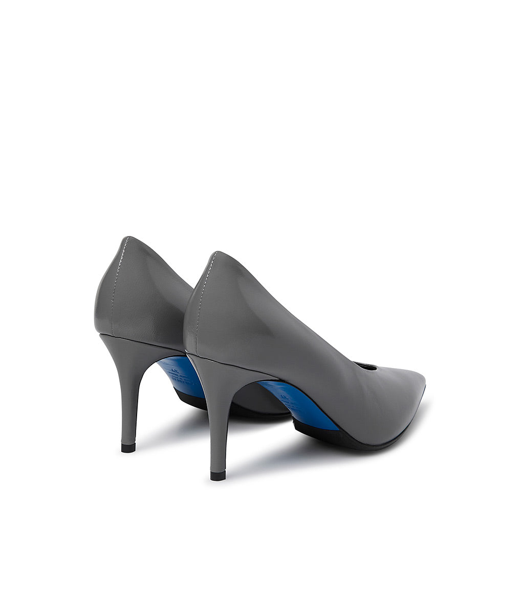 Loriblu Décolleté in pelle lucida grigia Negozi Online