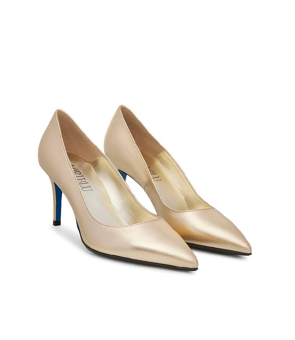 Loriblu Décolleté in nappa oro Prezzo di fabbrica