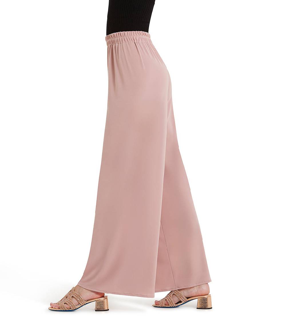 Loriblu Pantalone palazzo rosa cipria In Vendita