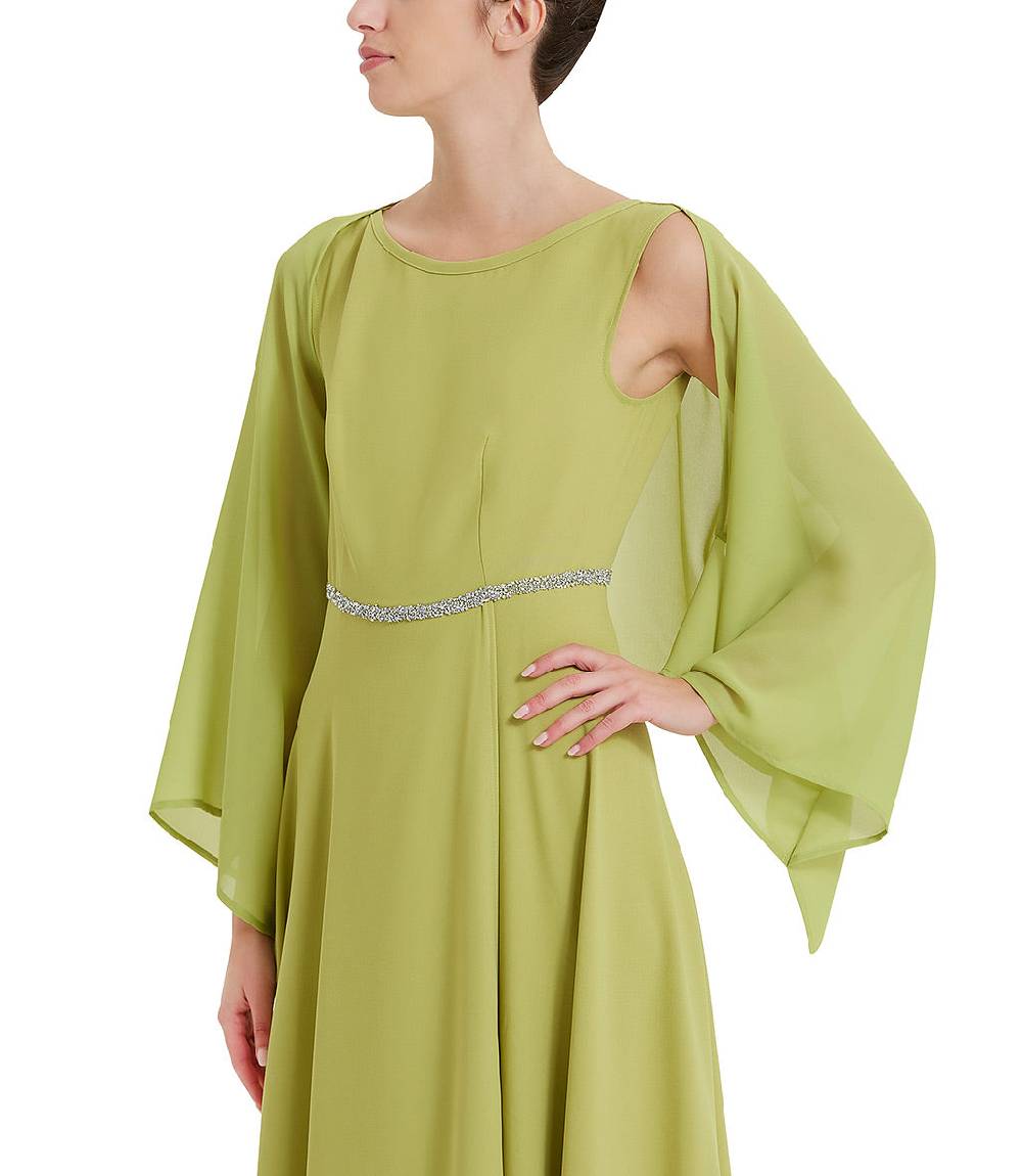 Loriblu Stola georgette verde acido Vendita Economica