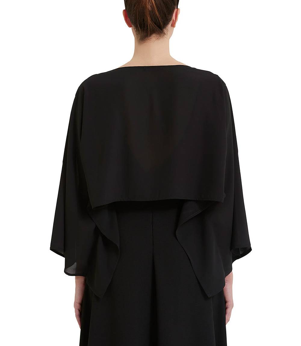 Loriblu Stola gerogette nero Saldi Di Fabbrica