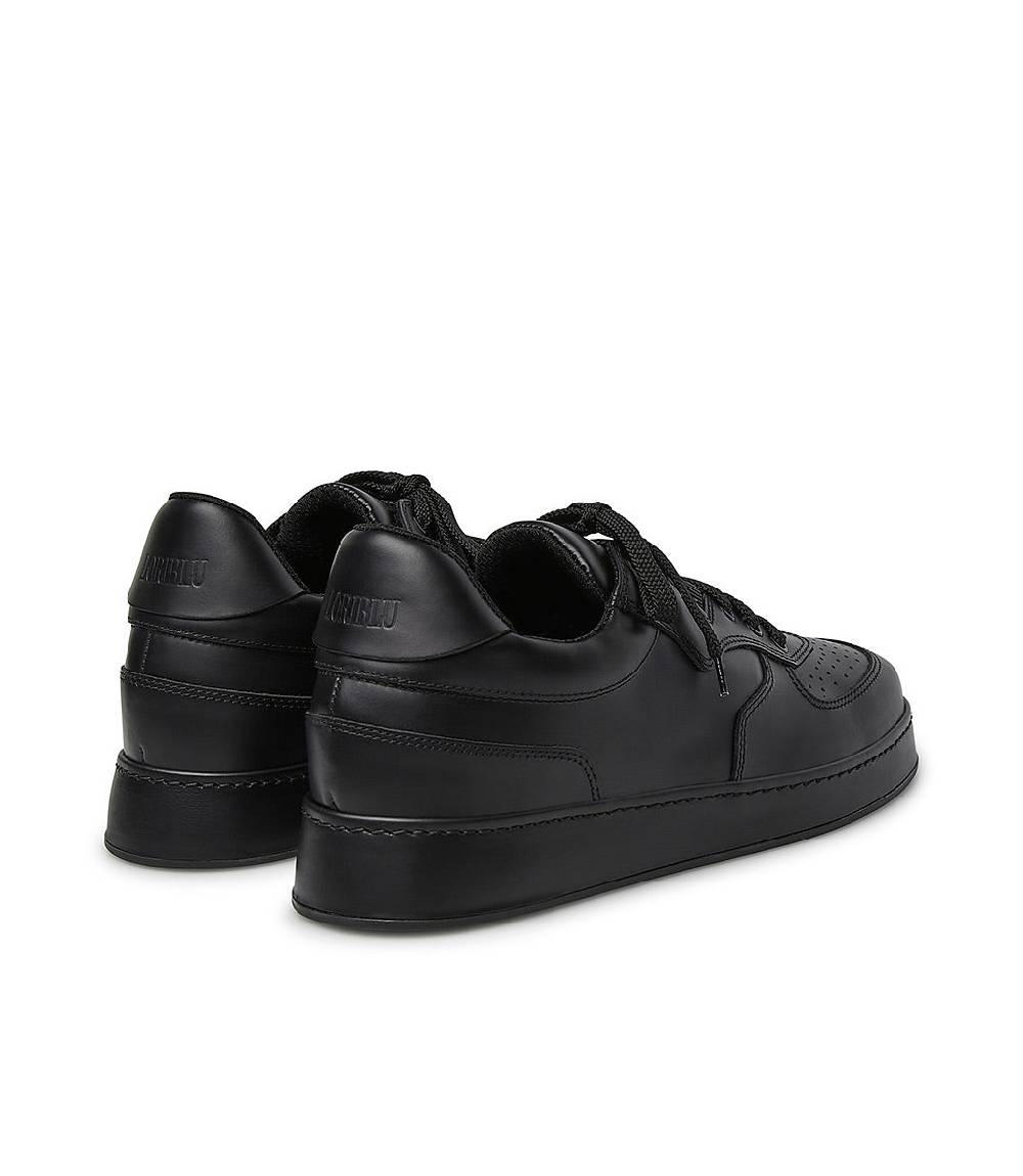 Loriblu Sneakers in pelle nera Vendita Calda
