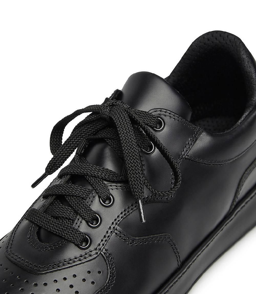 Loriblu Sneakers in pelle nera Vendita Calda