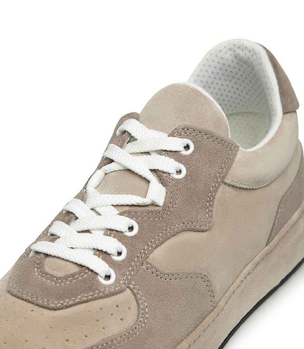 Loriblu Sneakers in velour corda e beige Saldi Di Fabbrica