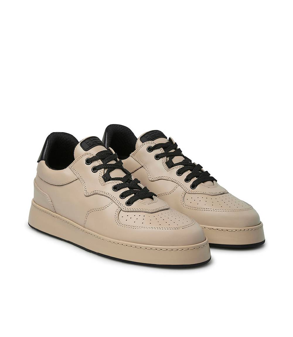 Loriblu Sneakers in pelle beige e nero I Più Venduti