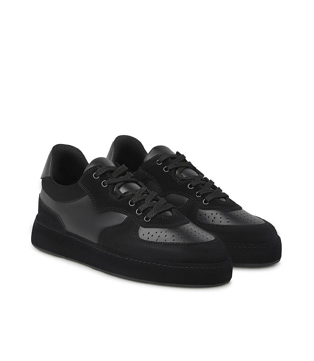 Loriblu Sneakers in nappa e camoscio nero 2025