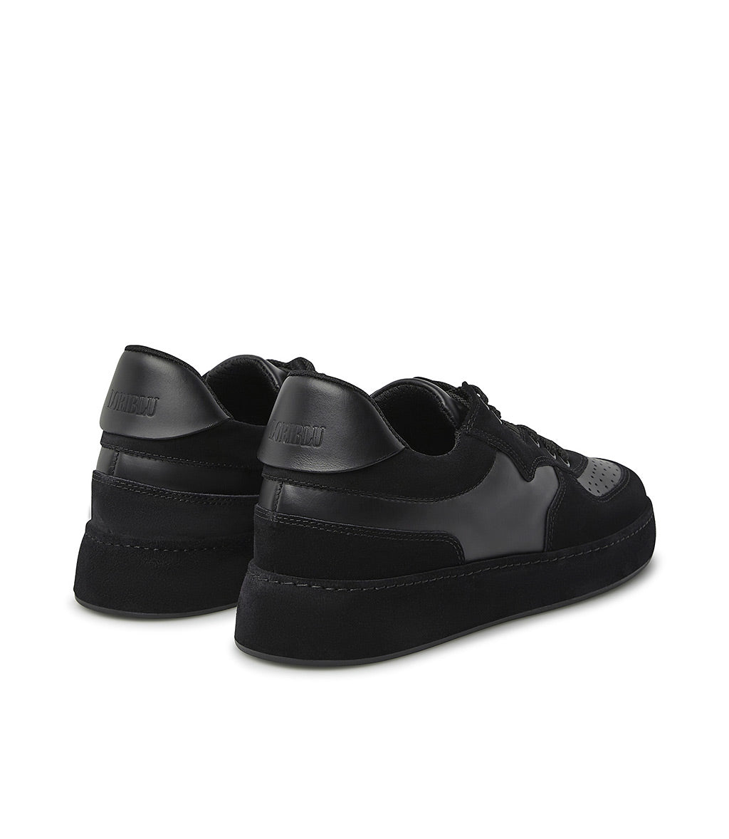 Loriblu Sneakers in nappa e camoscio nero 2025