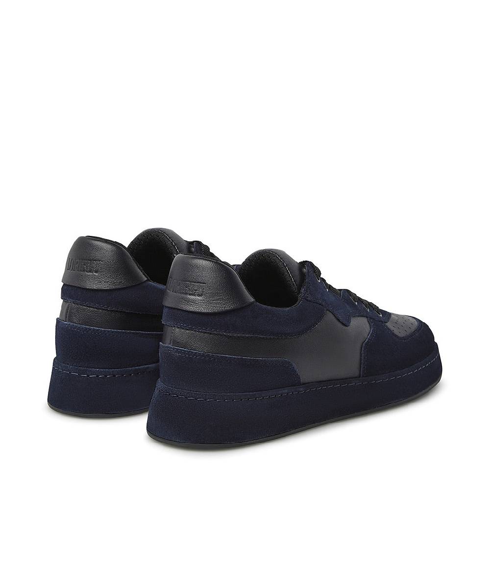 Loriblu Sneakers in nappa e camoscio blu scuro Italy
