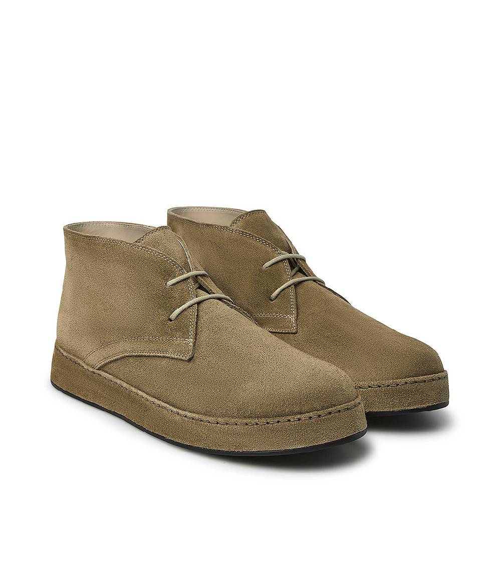 Loriblu Polacchini in pelle scamosciata beige Spedizione Gratuita