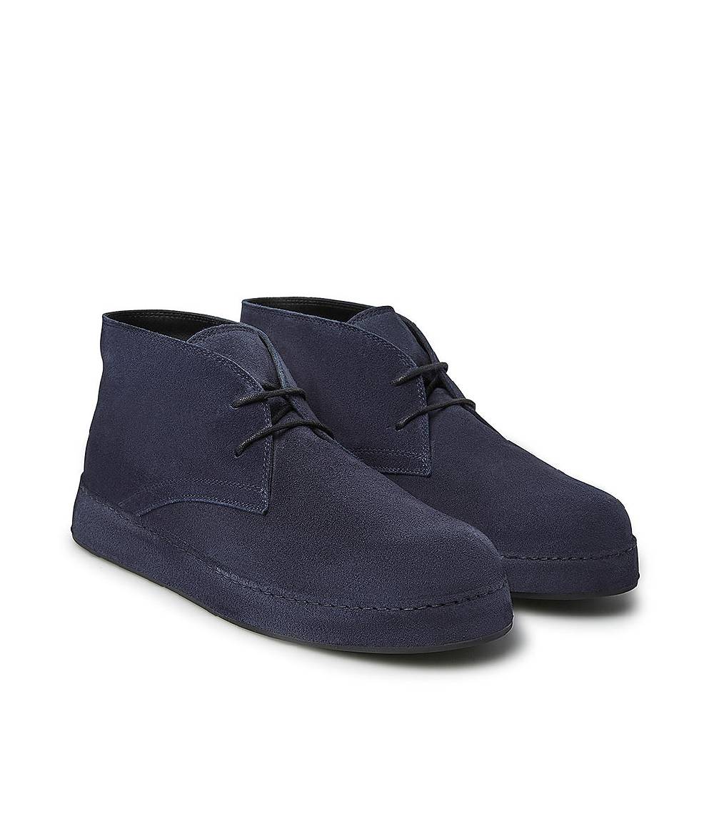 Loriblu Polacchini in pelle scamosciata blu Qualità