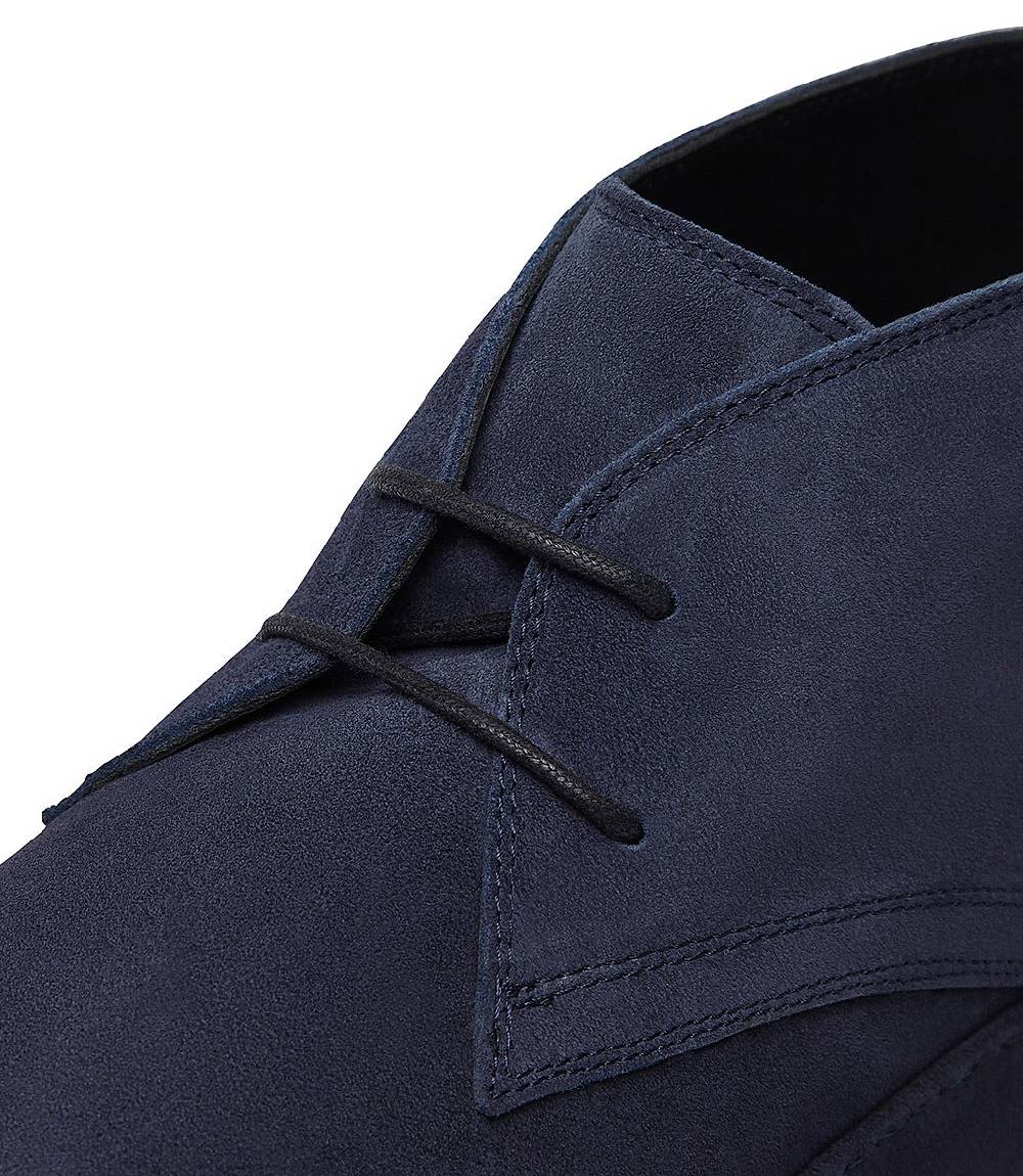 Loriblu Polacchini in pelle scamosciata blu Qualità