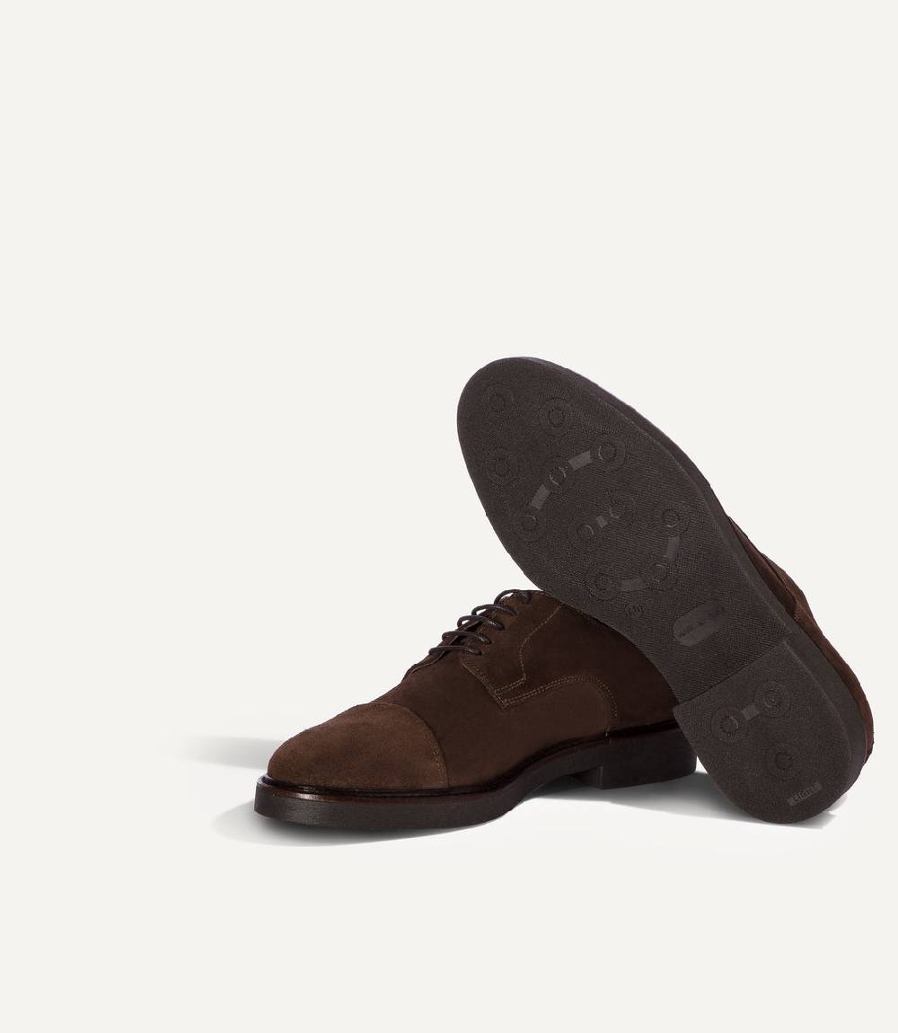 Loriblu Derby in camoscio marrone Sottocosto