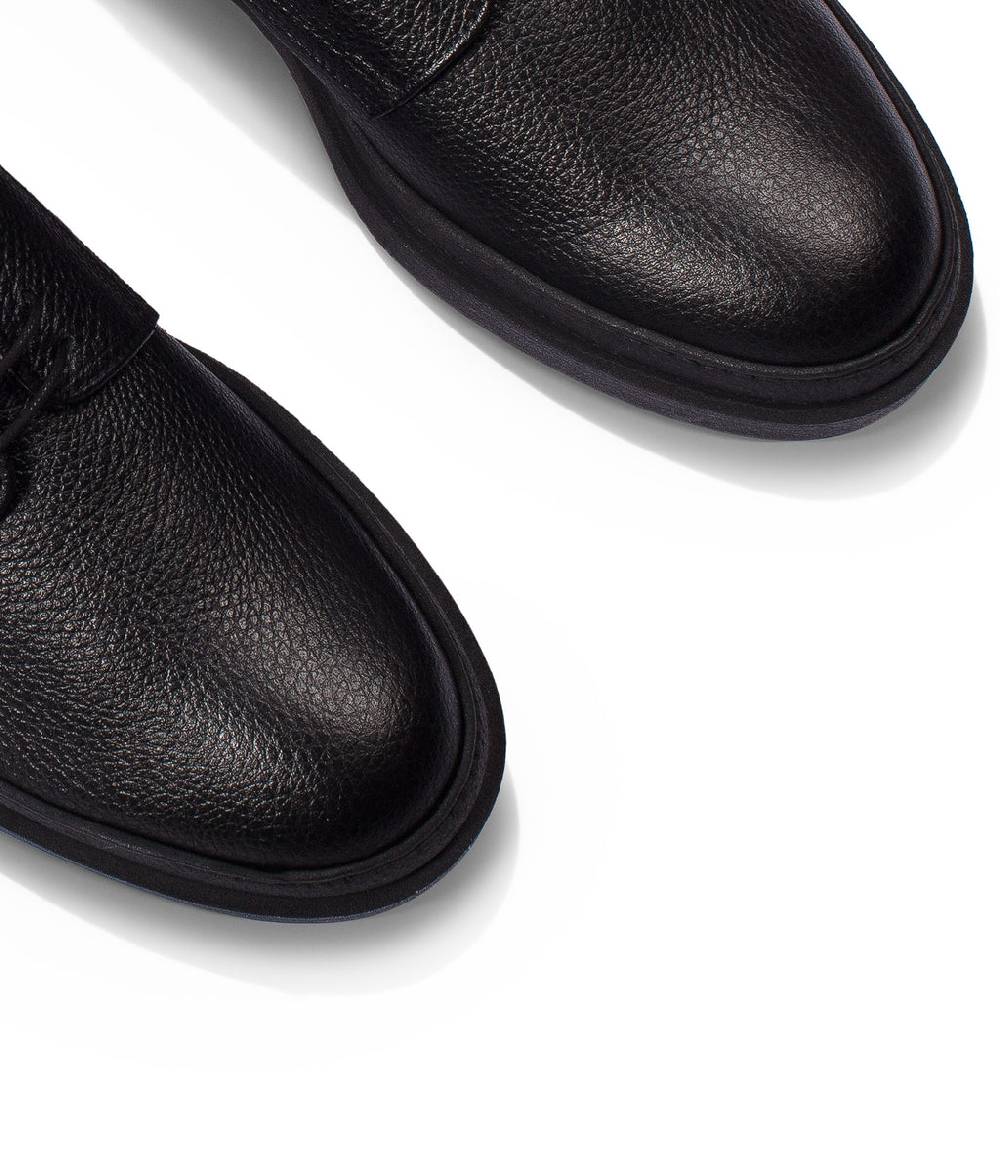 Loriblu Derby in pelle nera Presa