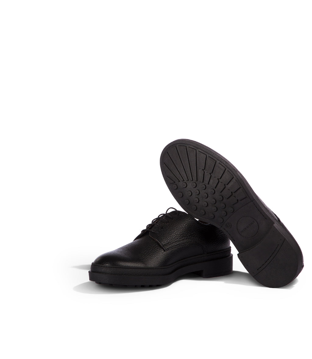 Loriblu Derby in pelle nera Presa
