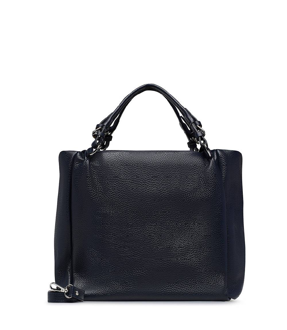 Loriblu Borsa in pelle martellata blu In Saldo