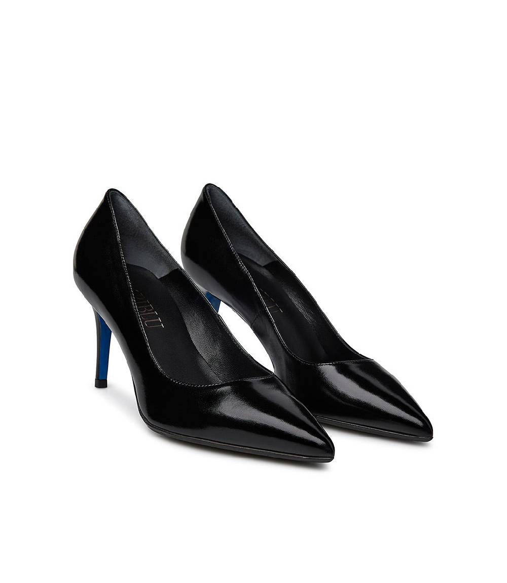 Loriblu Décolleté in pelle lucida nero 2025