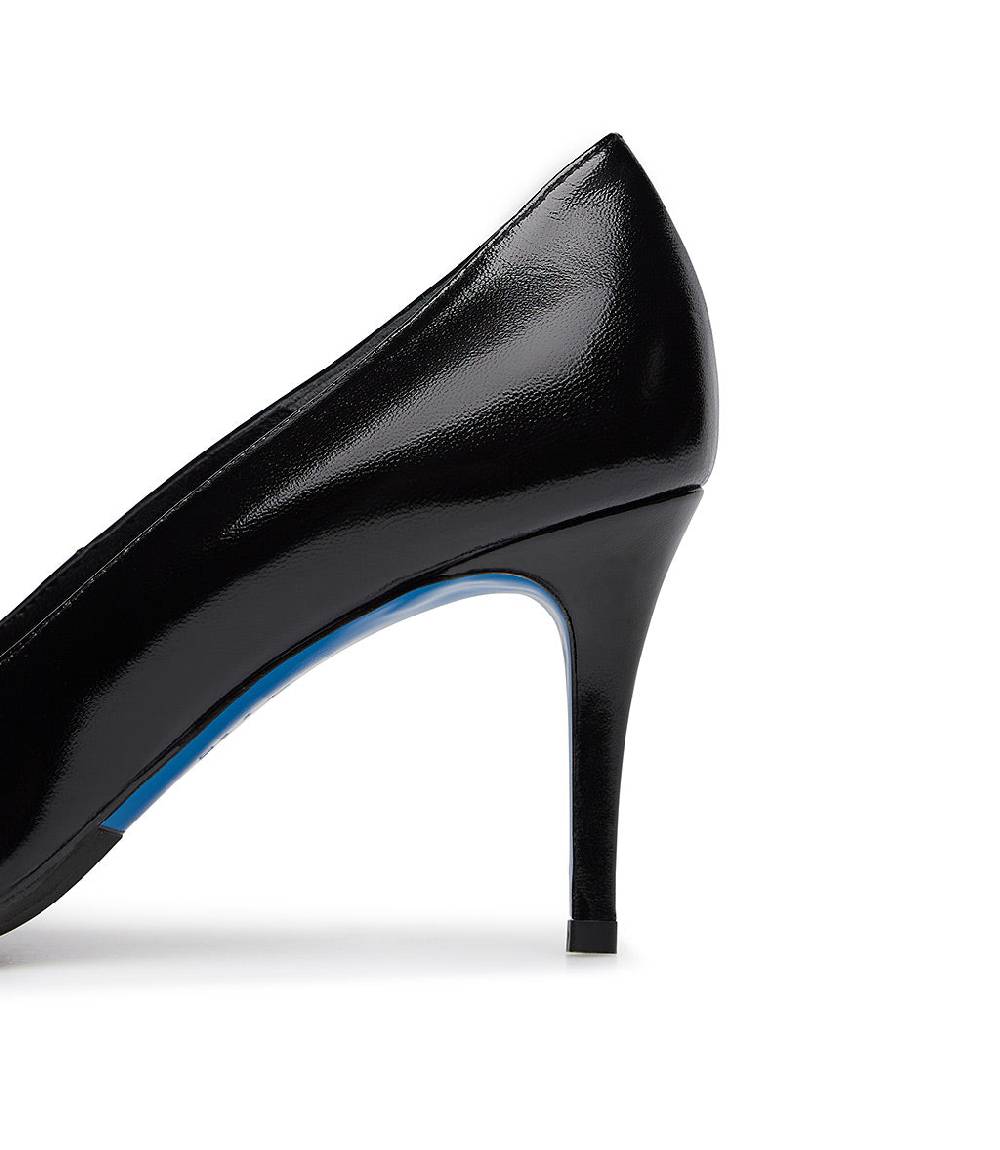 Loriblu Décolleté in pelle lucida nero 2025
