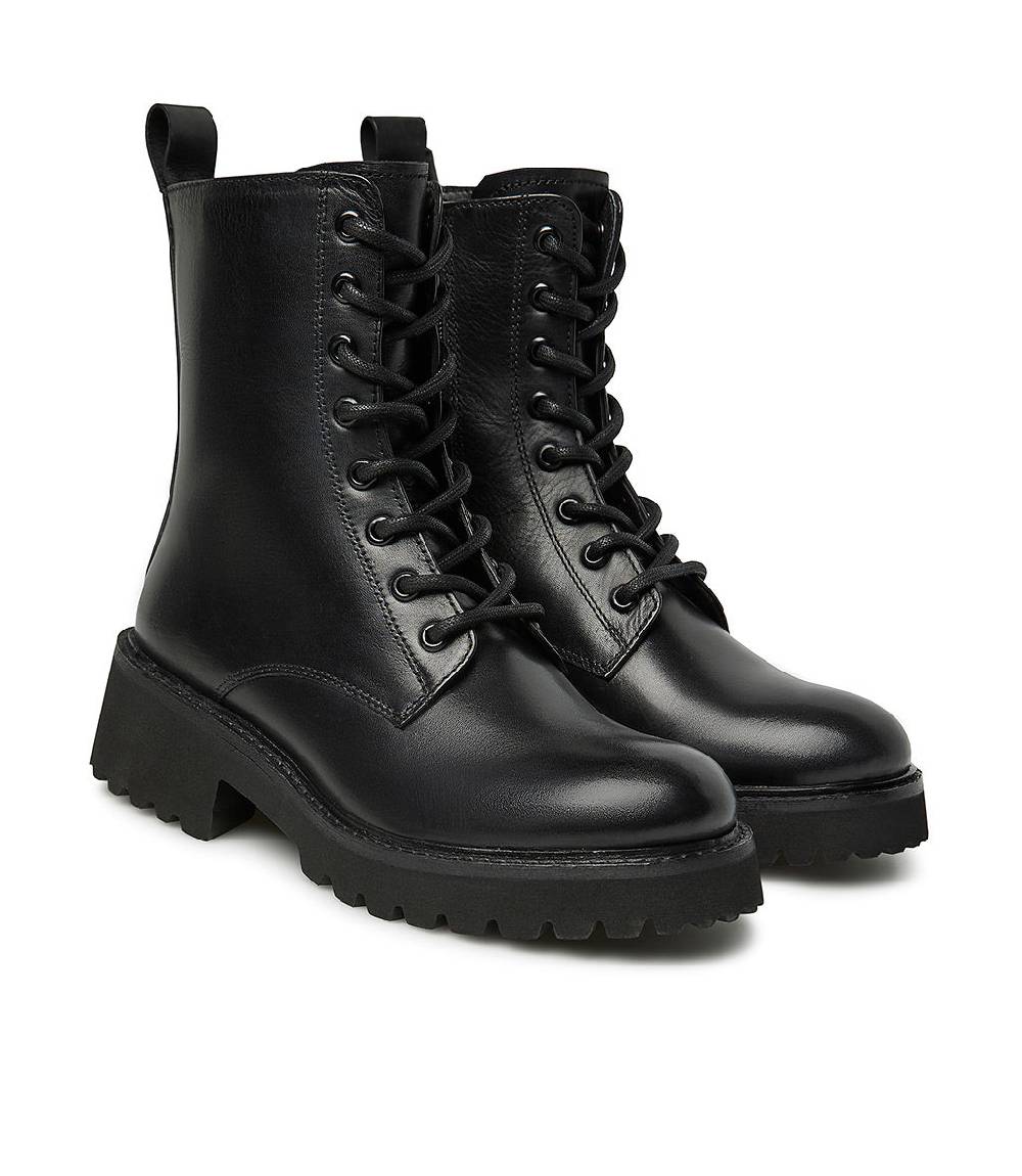 Loriblu Anfibi in vitello nero Sconto