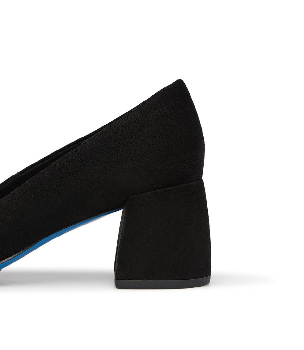 Loriblu Décolleté in camoscio nero con cristalli Economico