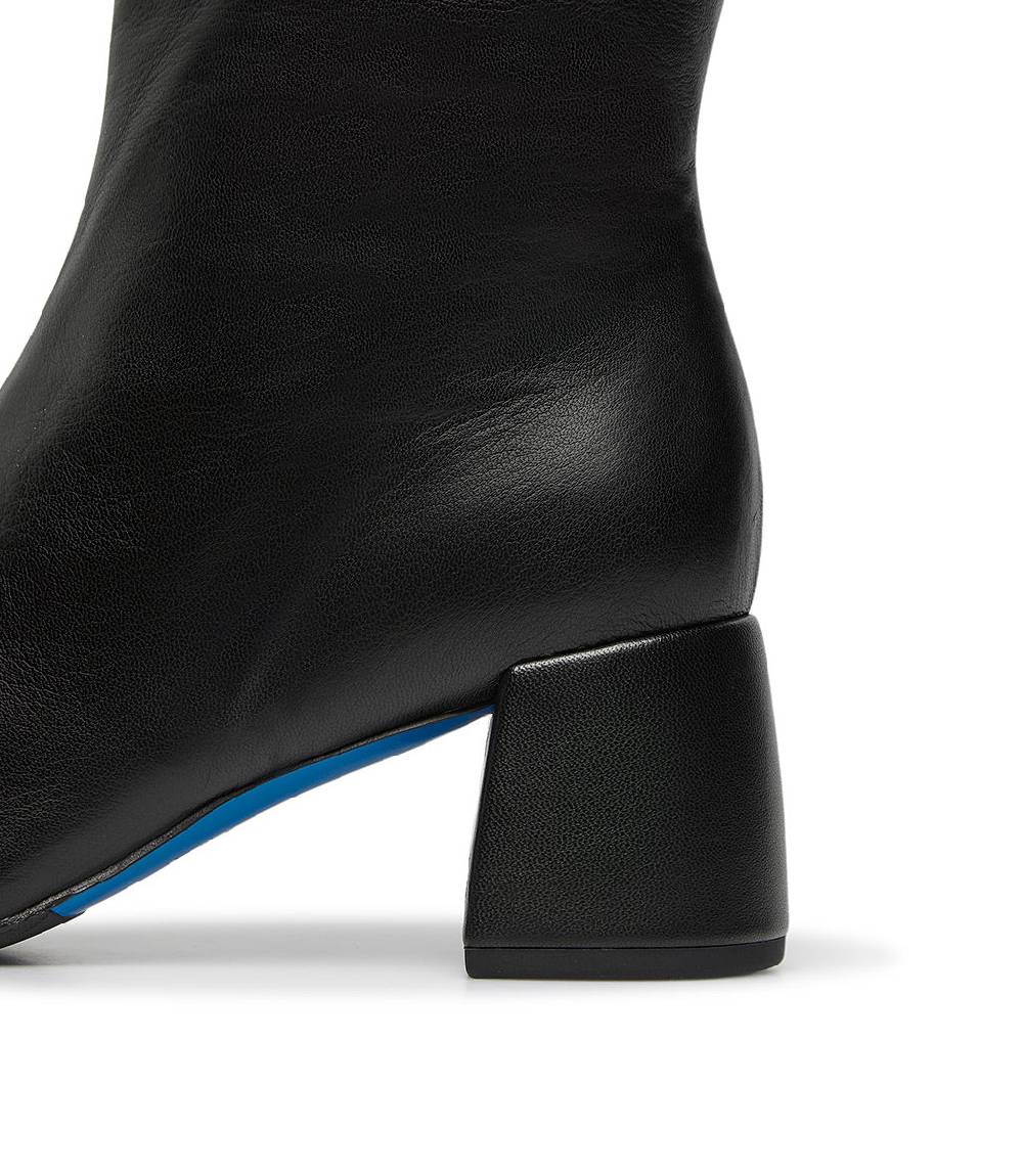 Loriblu Stivale in nappa nera con cristalli In Vendita