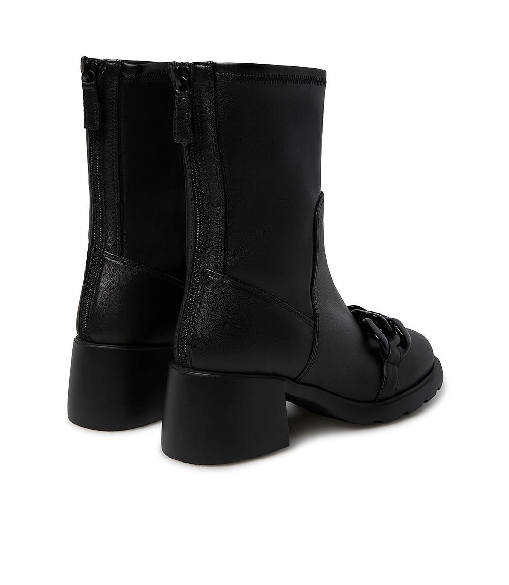 Loriblu Stivaletto in nappa nera con accessorio Vendita Economica
