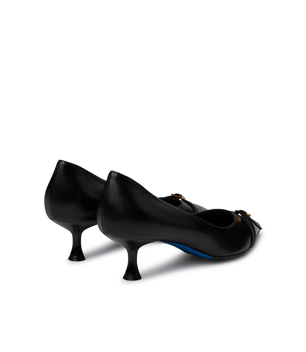 Loriblu Décolleté in nappa nera Saldi Di Fabbrica