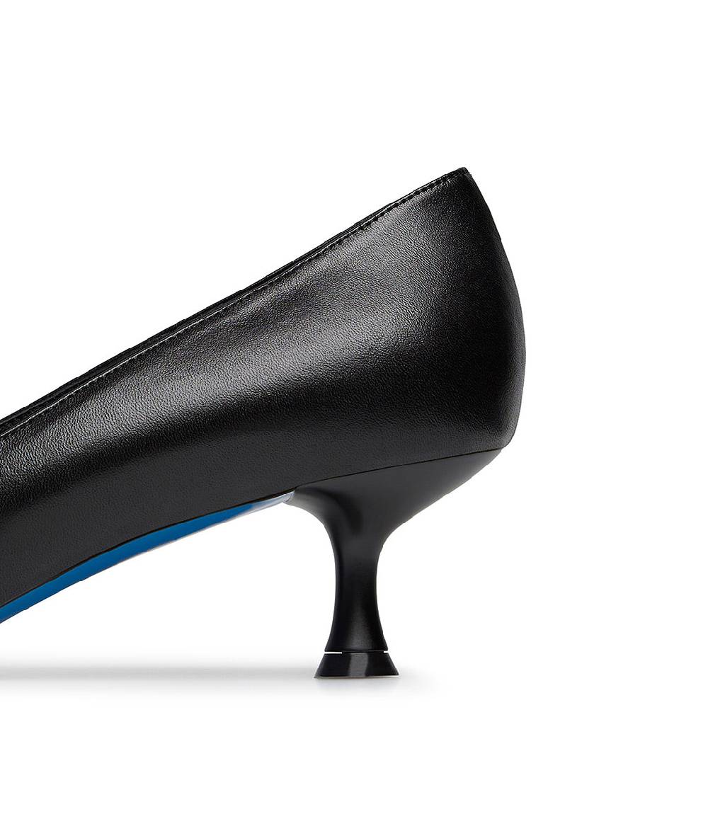 Loriblu Décolleté in nappa nera Saldi Di Fabbrica