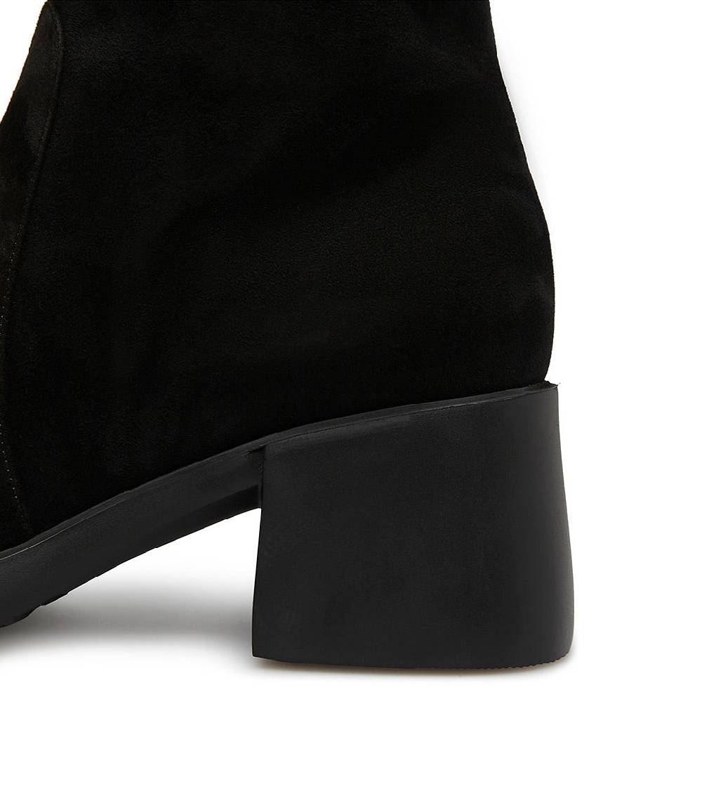 Loriblu Stivaletto in camoscio con fodera shearling Nuova