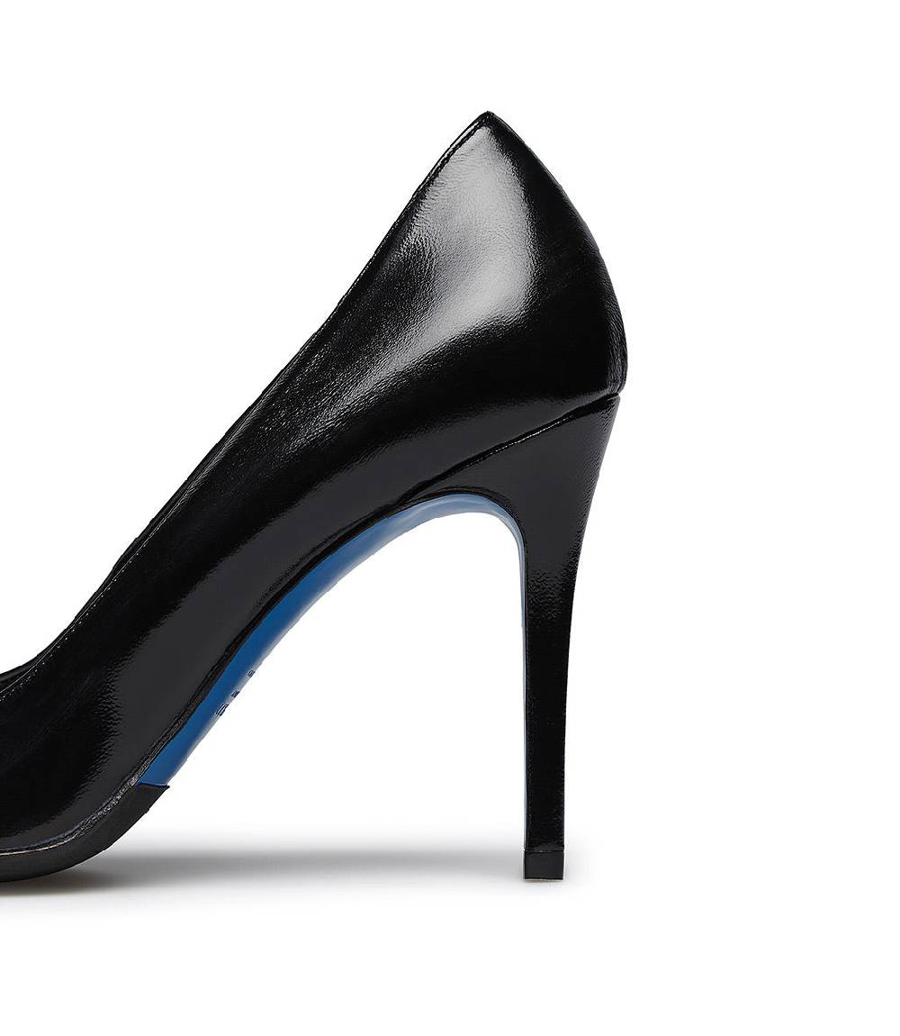 Loriblu Décolleté in pelle lucida nero Spedizione Gratuita