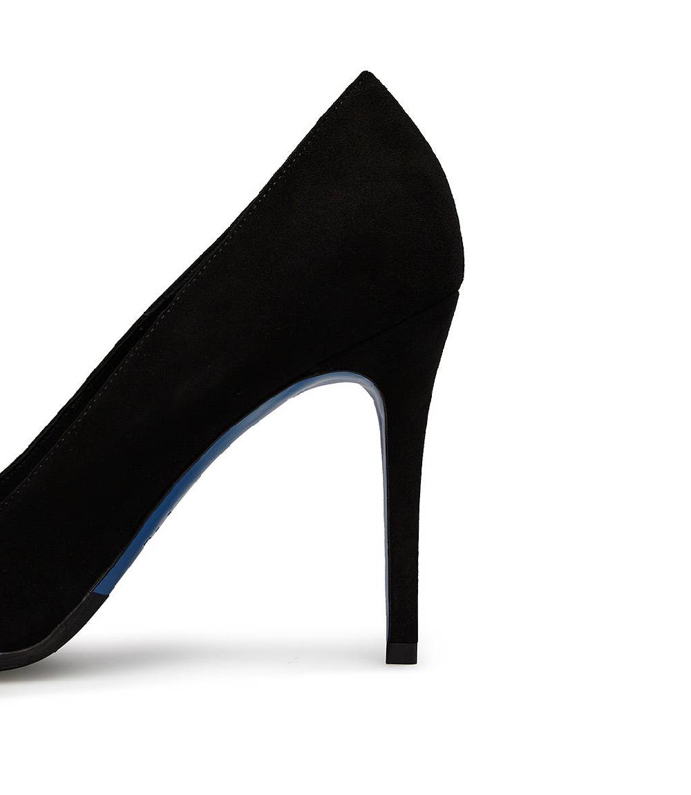 Loriblu Décolleté in nappa nera con cristalli Soddisfazione Garantita