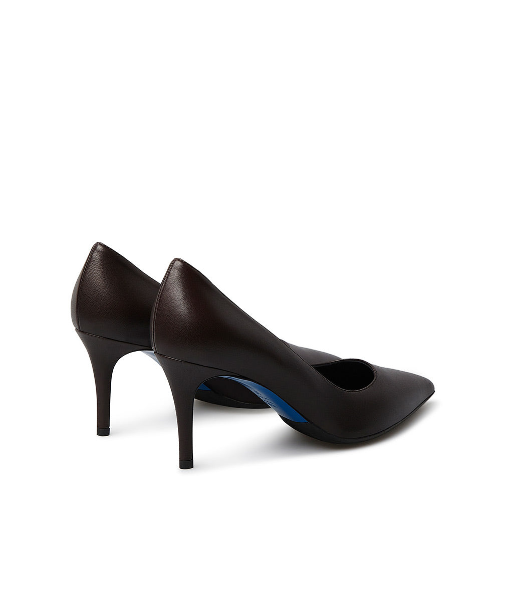Loriblu Décolleté in nappa marrone TdM In Vendita