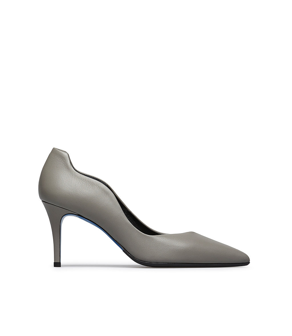 Loriblu Décolleté onda in nappa grigio