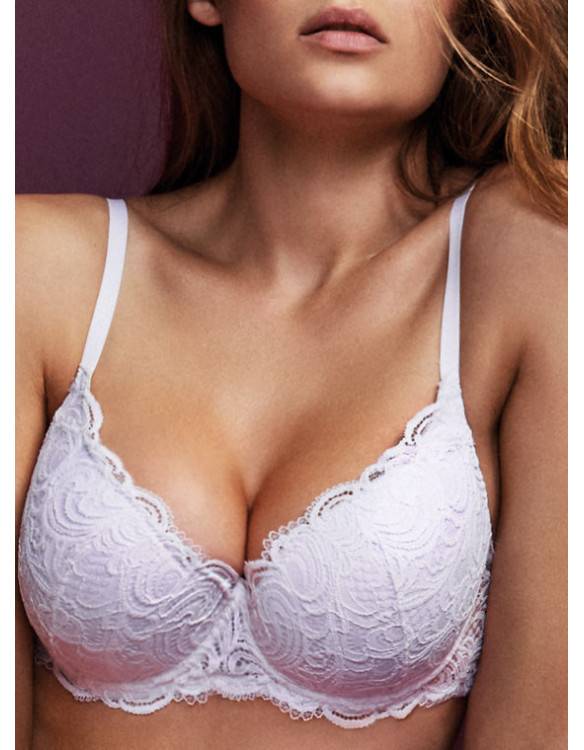 Lormar Reggiseno Balconcino in pizzo leavers - Frizzante Plunge Economico