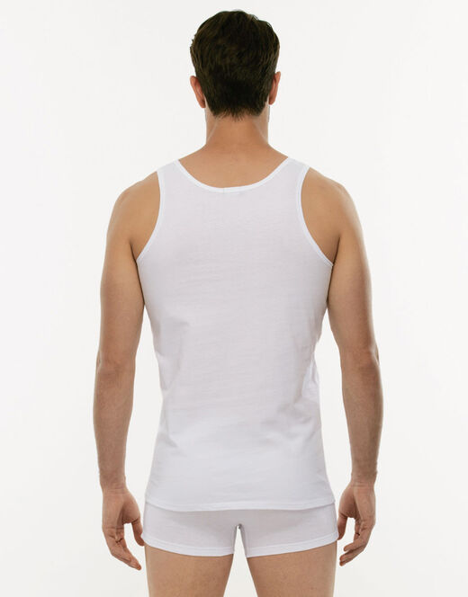 Lovable Canotta 100% Pure Cotton bianco in cotone Italy