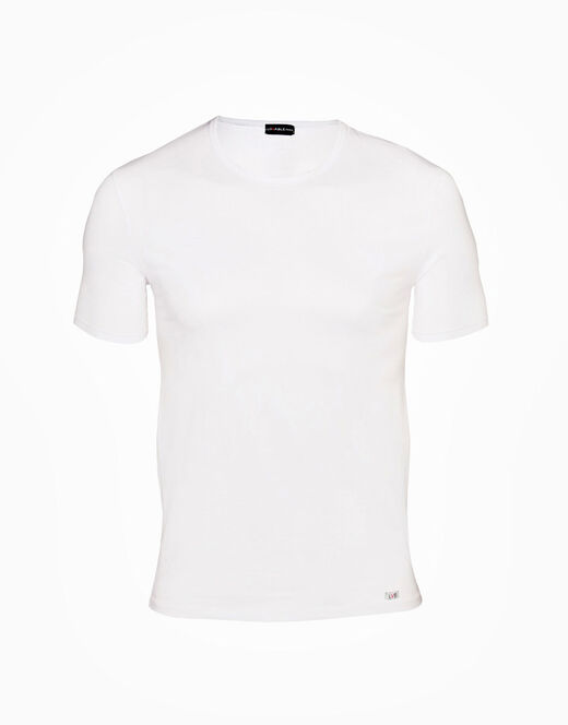 Lovable T-Shirt uomo con scollo a V profondo Supima Premium Cotton, bianco Pezzi Unici