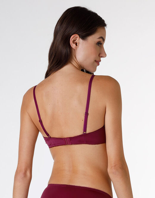 Lovable Reggiseno con ferretto Exquisite Lace in pizzo e microfibra, bordeaux Italy