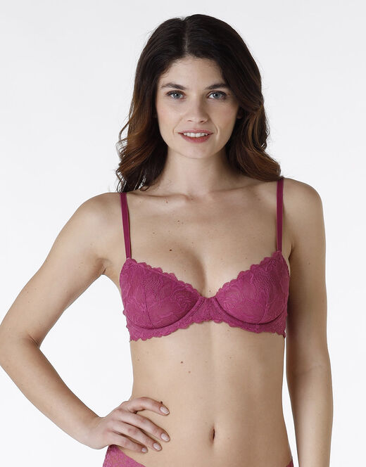 Lovable La Senza - Reggiseno con ferretto Obsession Lace in pizzo, malva Affare Del Giorno